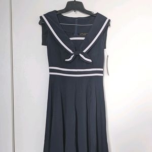 Vintage ModCloth sleeveless sailor dress NWT